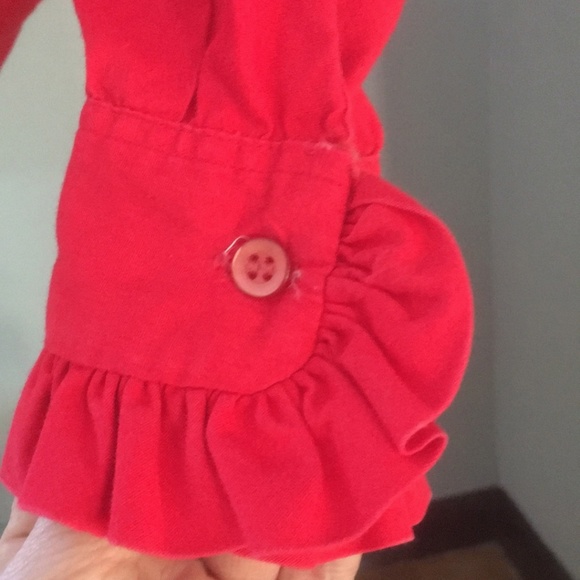 Vintage 1960's Red Women's Shirt S. Kerrybrooke - Picture 3 of 8